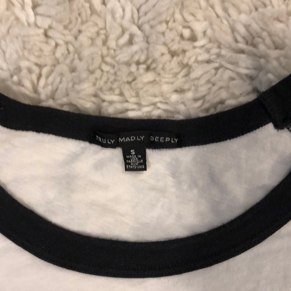 Truly madly deeply baseball style top - Picture 3 of 4